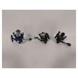 (3) Spinning Fishing Reels Including Freestyle FSN40-B and Bass Pro Shops Megacast
