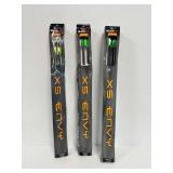 (3) Boxes of BlackOut XS Envy Carbon Arrows