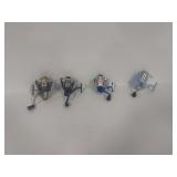 (4) Spinning Fishing Reels: Bass Pro Shops, Pflueger, and Stren