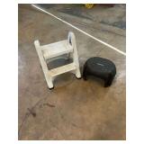 Lot of Two Plastic Step Stools... 22x19x19