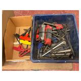 Assorted Hex Key and T-Handle Wrench Lot