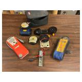 Automotive and HVAC Testing Tools Including TIF 8800 and Ryobi Level