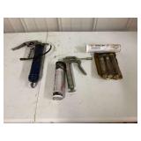 Assorted Grease Guns and Lubricant Cartridges Lot