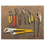 Slip Joint and Tongue and Groove Pliers Lot