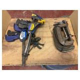 Hand Clamps Including Irwin Quick-Grip and Craftsman C-Clamps