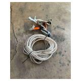 Malta Dynamics 50-Foot Polyester Rope with Steel Snap Hook and Fall Arrest Lanyard