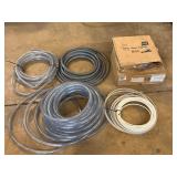 Assorted PVC and Vinyl Tubing Coils with Boxes