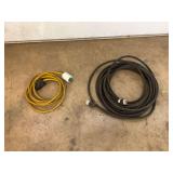 Lot of Two Heavy-Duty Electrical Power Cords