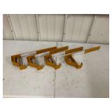 Qual-Craft Model 3505 6-Inch 90-Degree Fixed Pitch Roofing Brackets, Set of 4