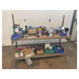 Industrial Steel Workbench with Lower Shelf... 60x72x24 Contents not included