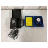 Universal Enterprises DT40 Digital Thermometer and Ritchie Yellow Jacket Gas Pressure Test Kit