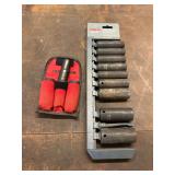 Craftsman Evolv 10-Piece Metric Deep Impact Socket Set with Organizer and Additional Case