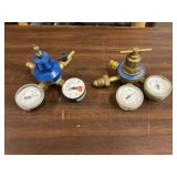 Two Compressed Gas Regulators including Draught Technologies Model 1000P/1000S and TurboTorch