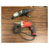 Rockwell SoniCrafter Oscillating Tool and Bauer Metal Cutting Shears Lot