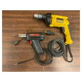 Dewalt DW511 Hammer Drill and Weller 8200 Soldering Gun Lot