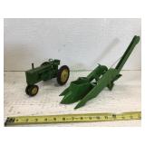 John Deere vintage Ertl two row corn picker and