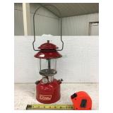 Vintage Coleman red lantern model 200A