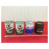 3 quart size cans of unopened motor oil and one