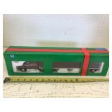 Freightliner maroon diecast semi and trailer