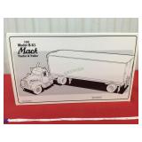 1960 model B 61 Mack tractor and trailer, 1/34