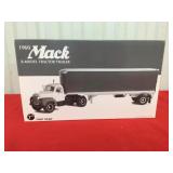 1960 Mack B model tractor trailer, 1/34 scale