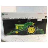 John Deere 720 w/ 80 blade & 45 loader, 1/16