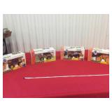 Set of four toy construction vehicles, 1/50th