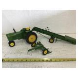 John Deere antique tractor hay cutter and hay