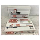 HWI international cab with trailer, 1/64 scale