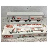 HWI cab with pump trailers, 1/64 scale