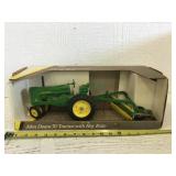 John Deere 70 tractor with Hayrake 1/16 scale by