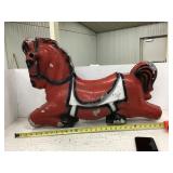 Vintage horse playground toy swing without the