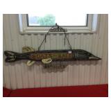 48 inch wooden fish decor