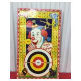 Poky the clown metal sign 23 x 13 1/2