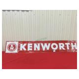 Metal Kenworth sign, 53 x 9