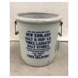 10 gallon New England Malt & Hop Co. crock.