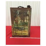 Standard oil company vintage metal can