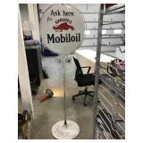 71 inch tall metal US Standard sign post with