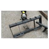 JCT Skid Loader Post Hole Digger 2 augers