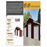 Triple Garage Metal Shed 42