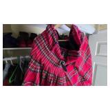 Irish Kilt in Red Tartan Pattern