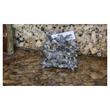 Silver-Tone Metal Napkin Holder