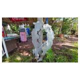 Cowboy and Cowgirl Metal Silhouette