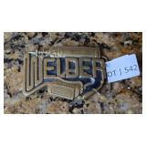 1993 Baron Buckles Solid Brass Welder Belt Buckle