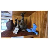 Bronze Kangaroos and Other Items