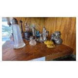 Decorative Metal and Glass Items