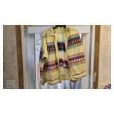 Yellow Fabric Shirt with Colorful Trim