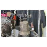 Vintage Brass Blowtorch with Wooden Handle