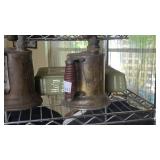 Vintage Brass Blow Torch with Wood Grip