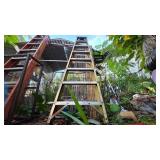 Green Bull Fiberglass Ladder